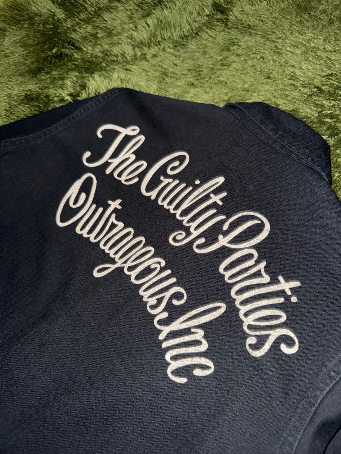 [S] WACKO MARIA 와코마리아 해링본 포켓 셔츠 블랙 상품이미지8