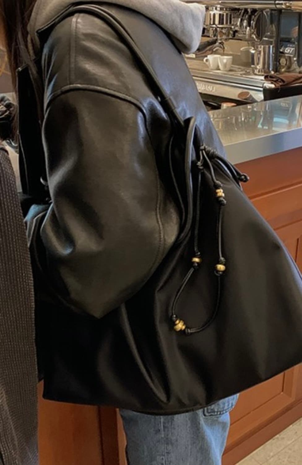 새상품 아카이브앱크 나일론 쇼퍼백 보부상백 빅백 상품이미지2