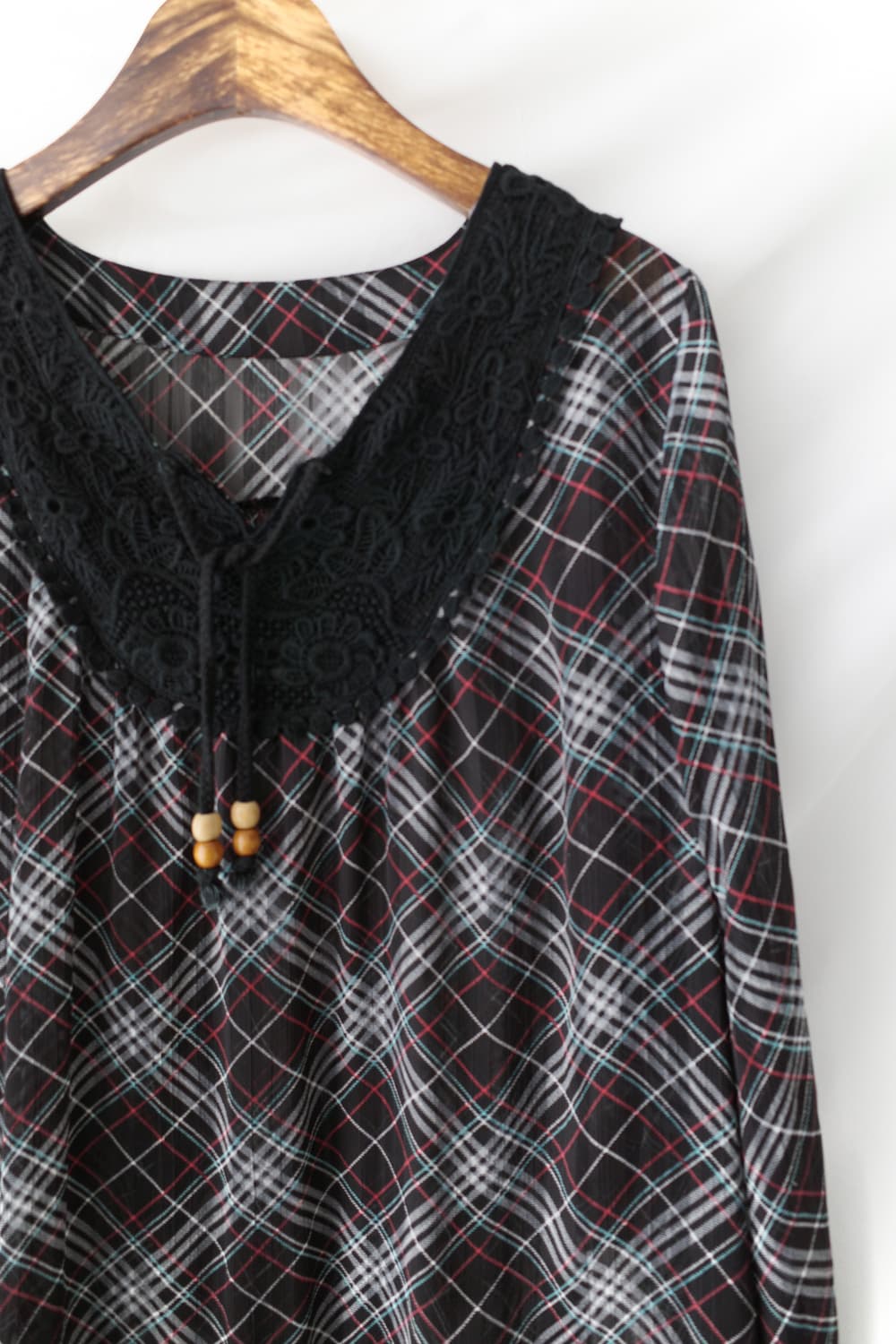 check crochet blouse  상품이미지2