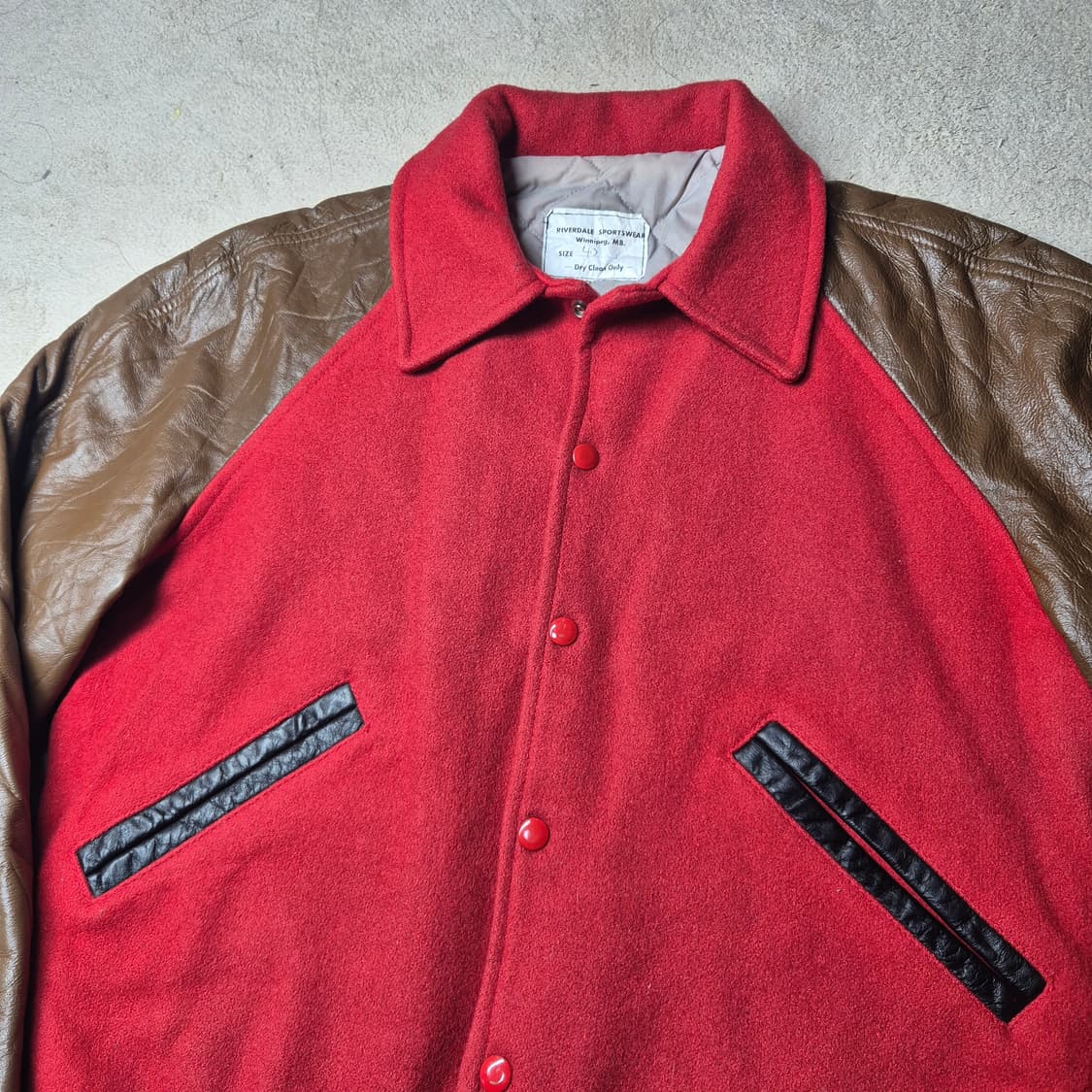 빈티지 바시티 자켓 상품이미지4