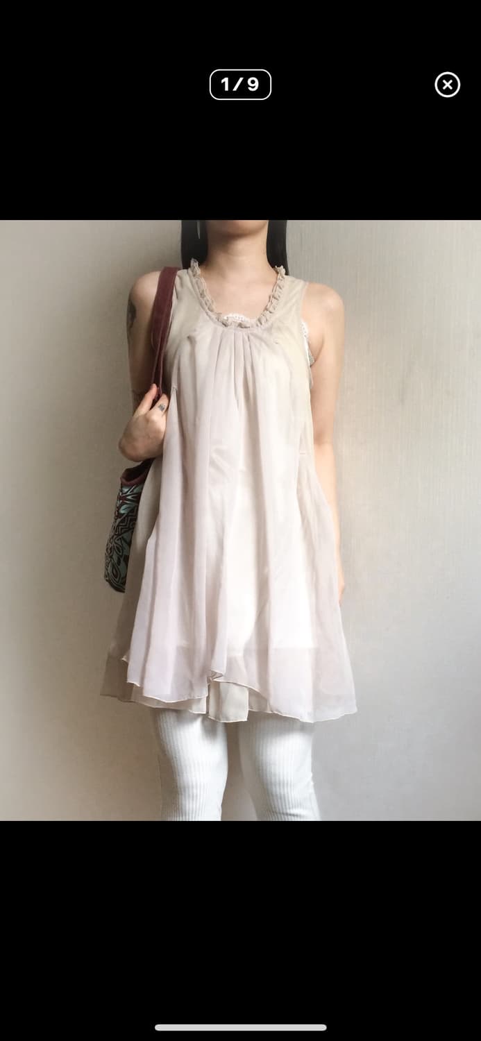 vintage 슬리브리스 원피스 상품이미지1