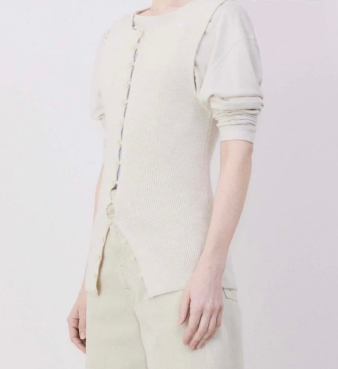 Lemaire Sleeveless Fitted Gardigan 상품이미지1