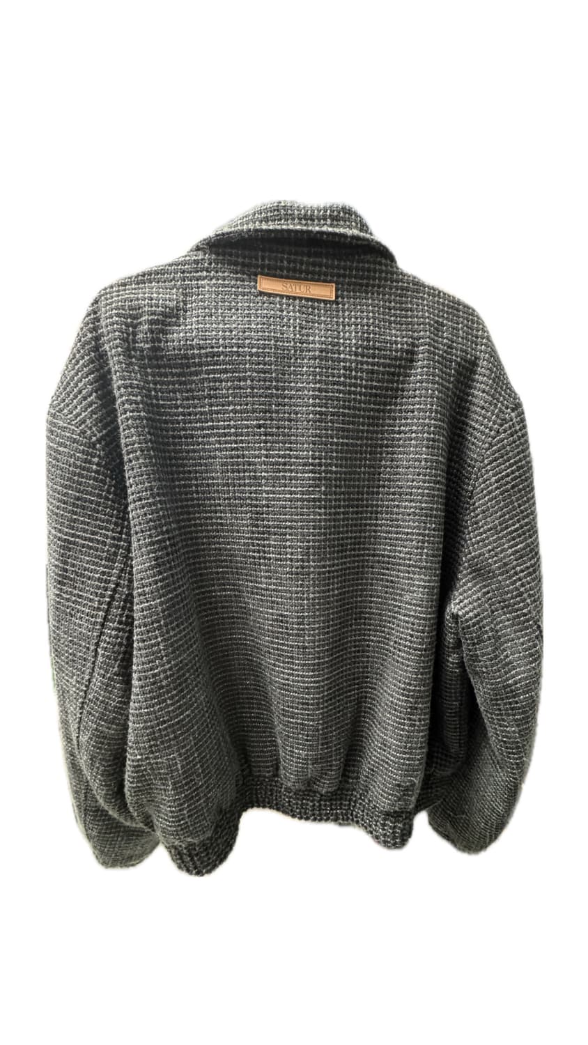 세터 레체 트위드 집업 자켓 리조트 블랙 상품이미지2