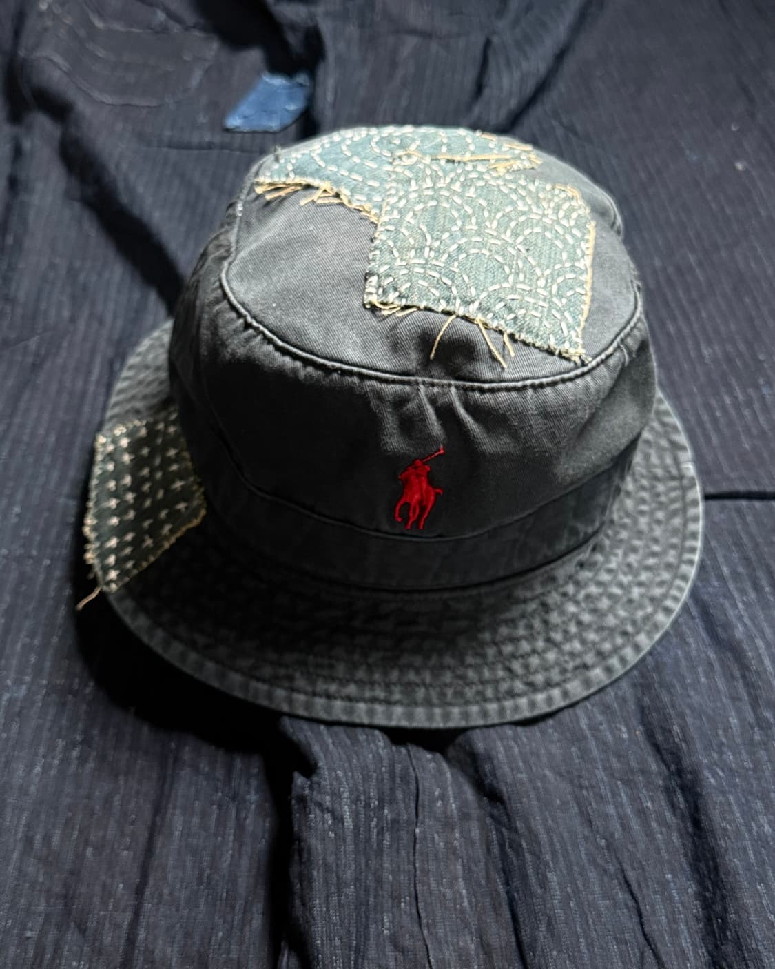 폴로 랄프로렌 사시코 패치워크 코튼 버킷햇 L/XL 상품이미지1