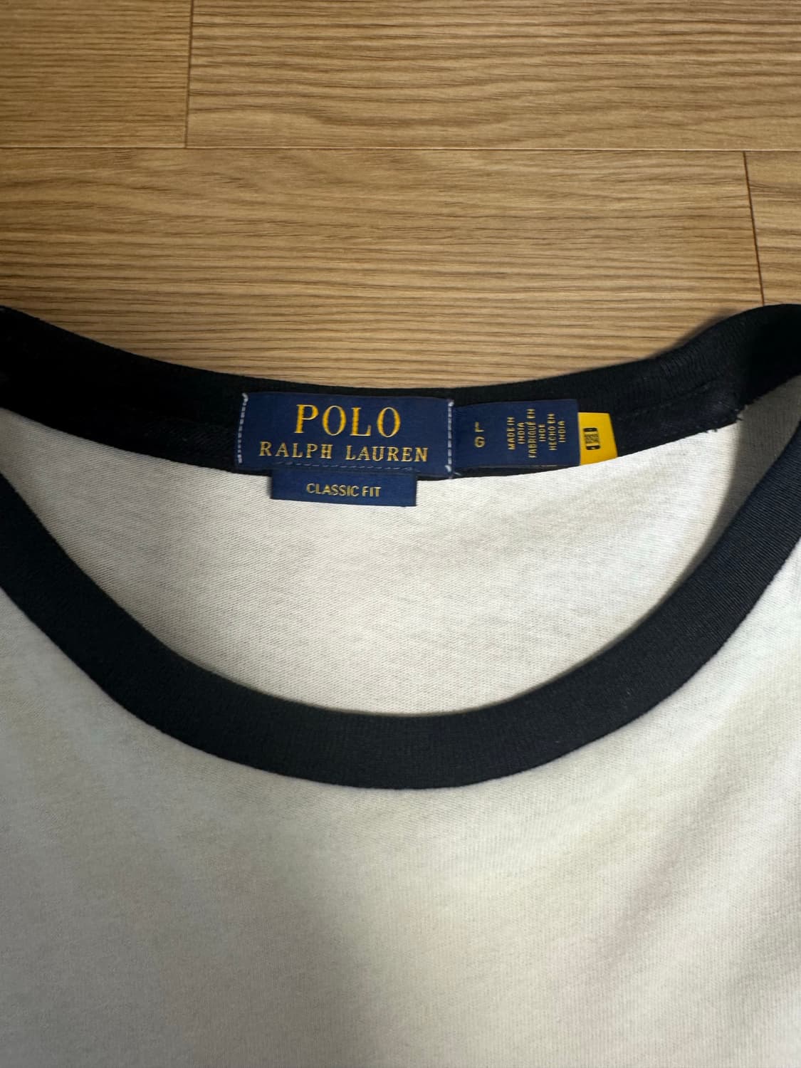 폴로 랄프로렌 레이싱 반팔 티셔츠 화이트 L / 김재원 착용 상품이미지2