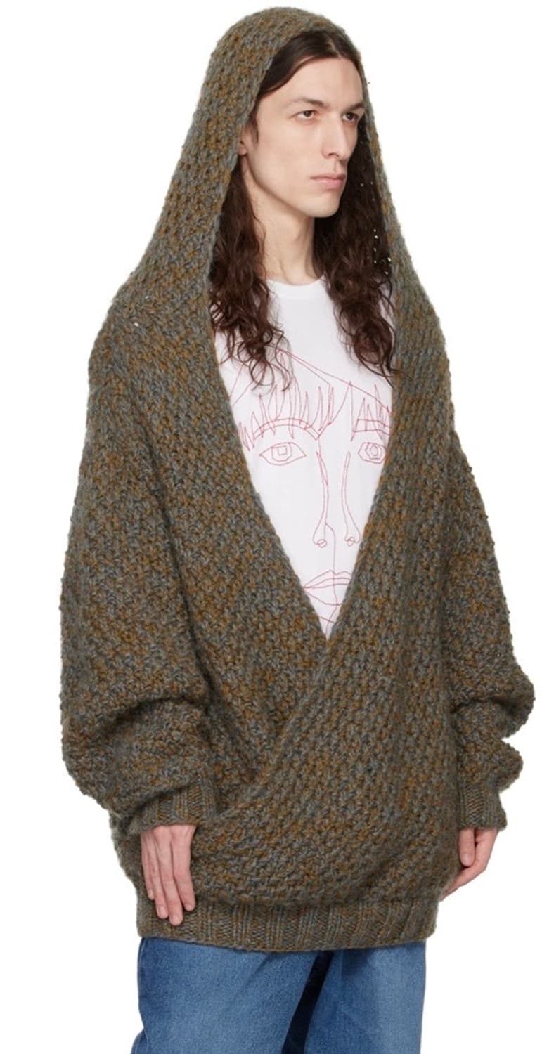 [OS] Bless 브이 넥 후디 스웨터 23AW 상품이미지1