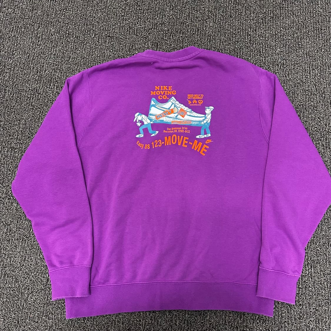 NIKE 나이키 스우시 맨투맨 퍼플 2XL 상품이미지6