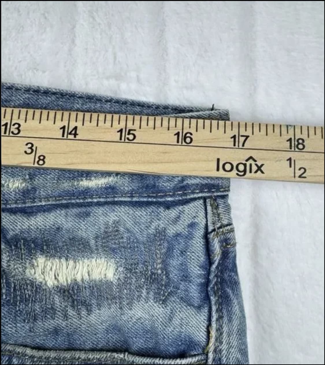 랄프로렌 패치워크 디스트레스 스키클럽 진 33×32 상품이미지7