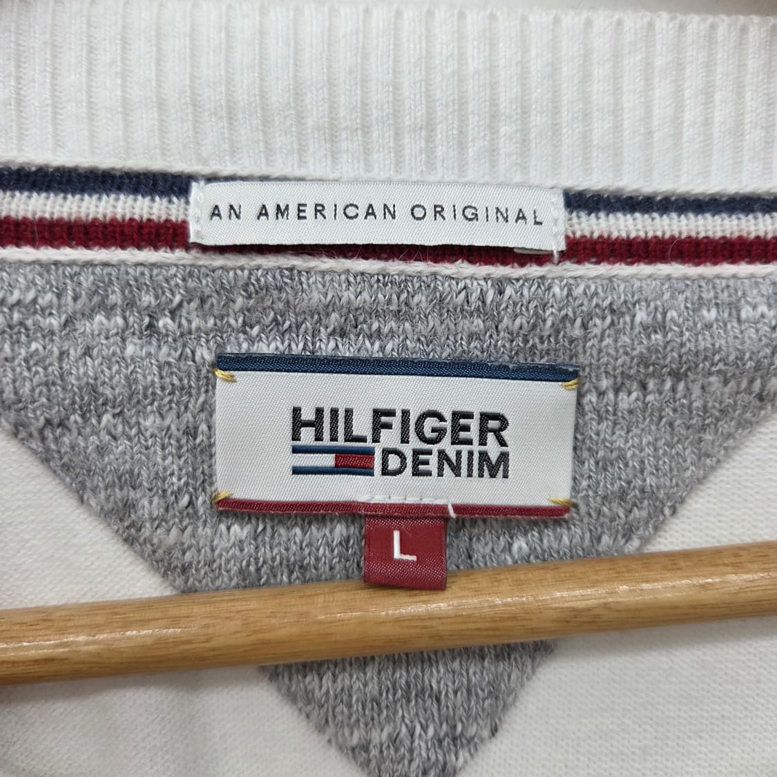 타미힐피거 화이트 가디건 여성 L 상품이미지4