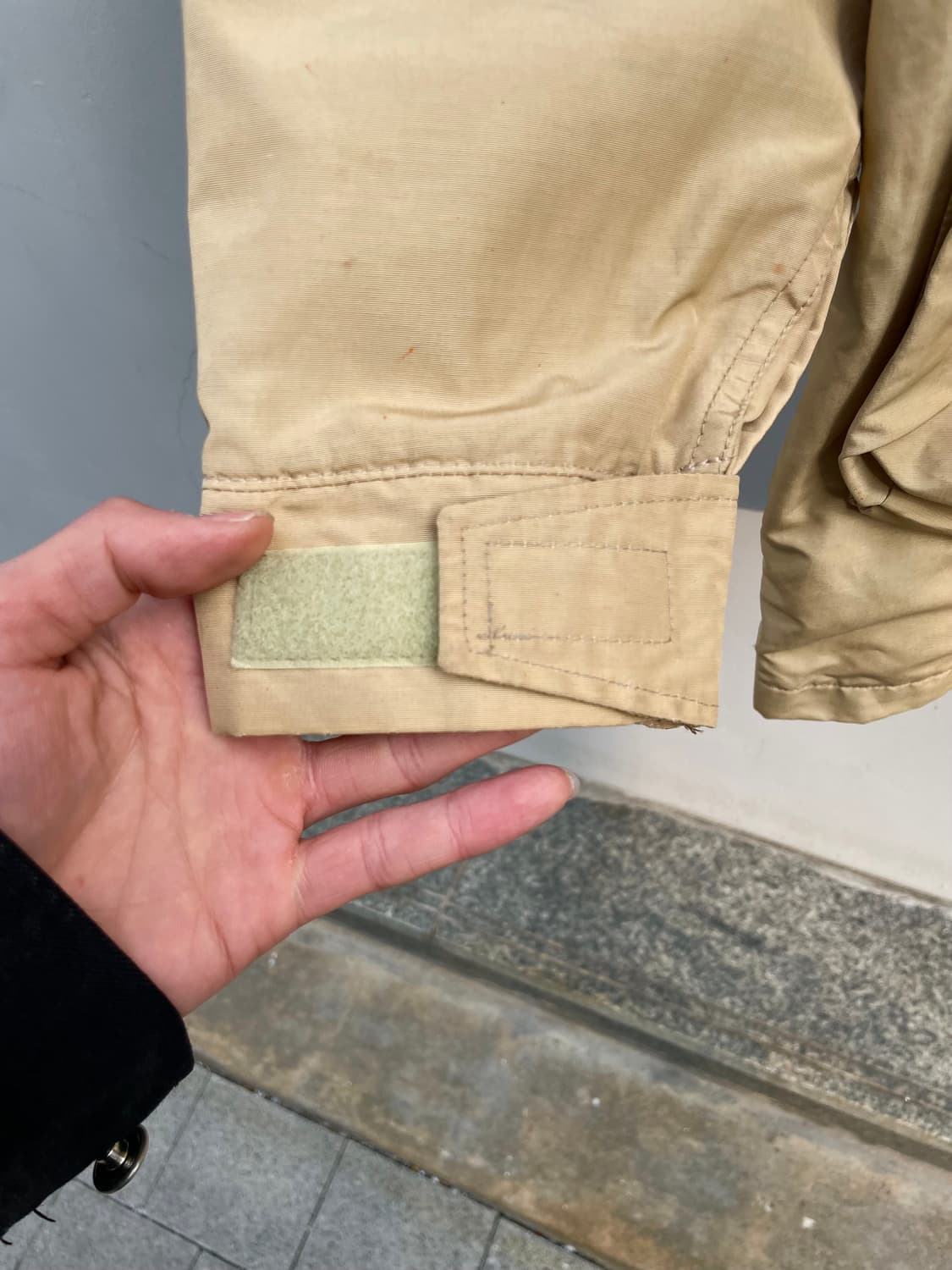 90s Woolrich beige mountain parka 상품이미지4