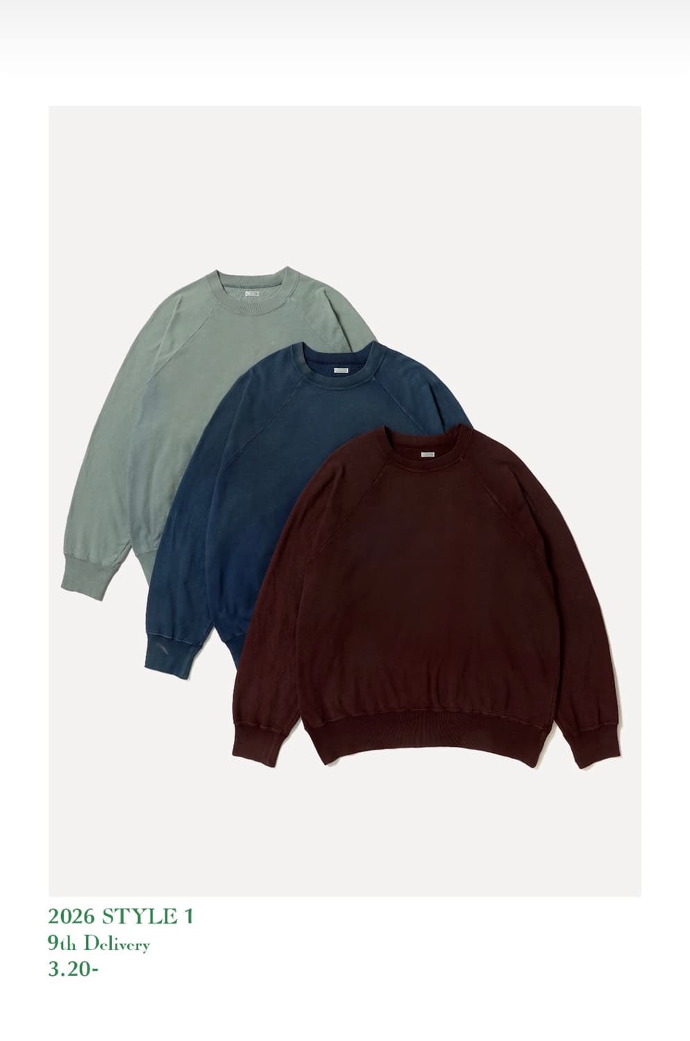 [4] 아프레쎄 스웻 버건디 상품이미지1