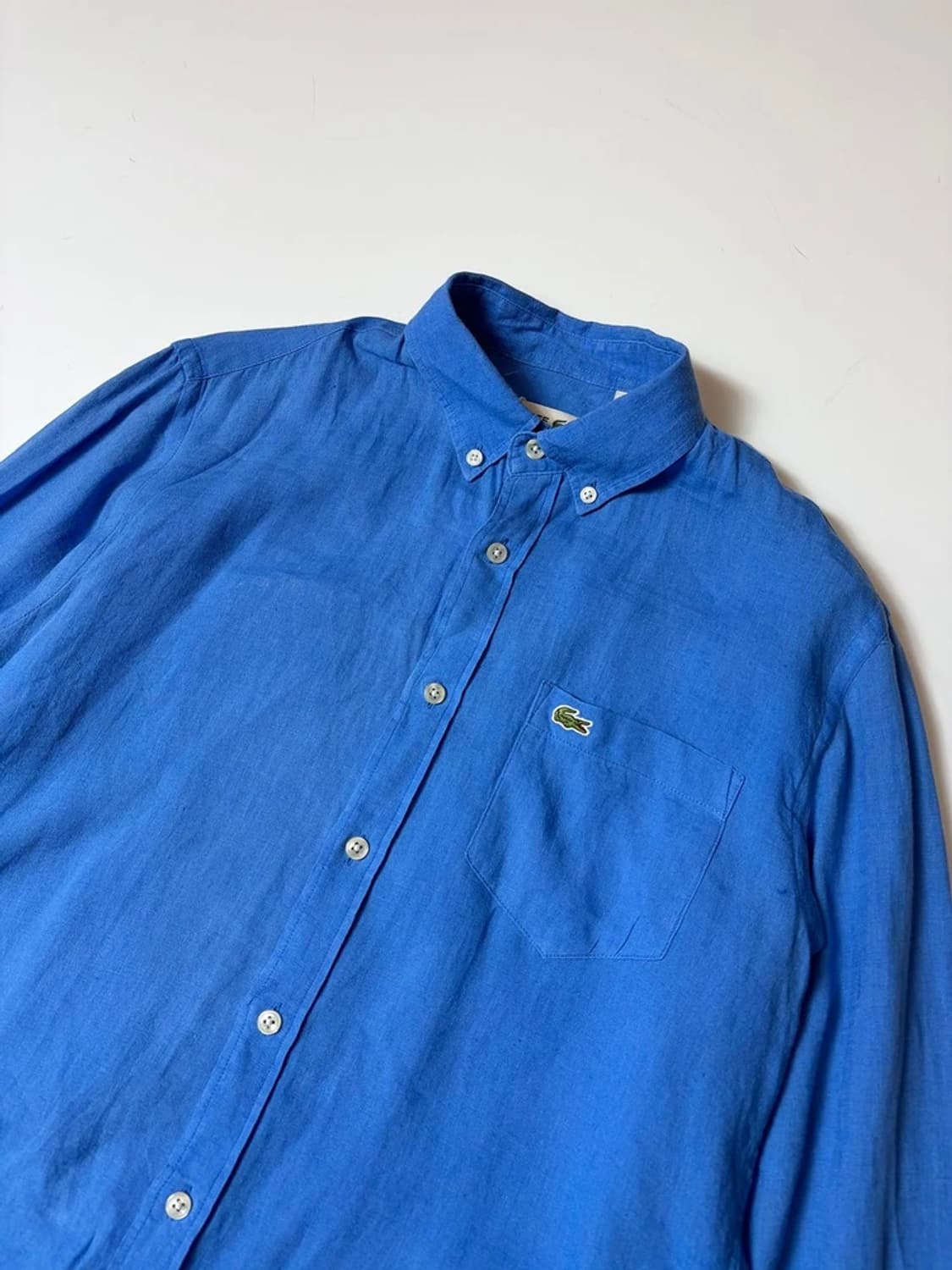 라코스테 오리지널 100% 린넨 버튼 다운 셔츠 PN9299 상품이미지2