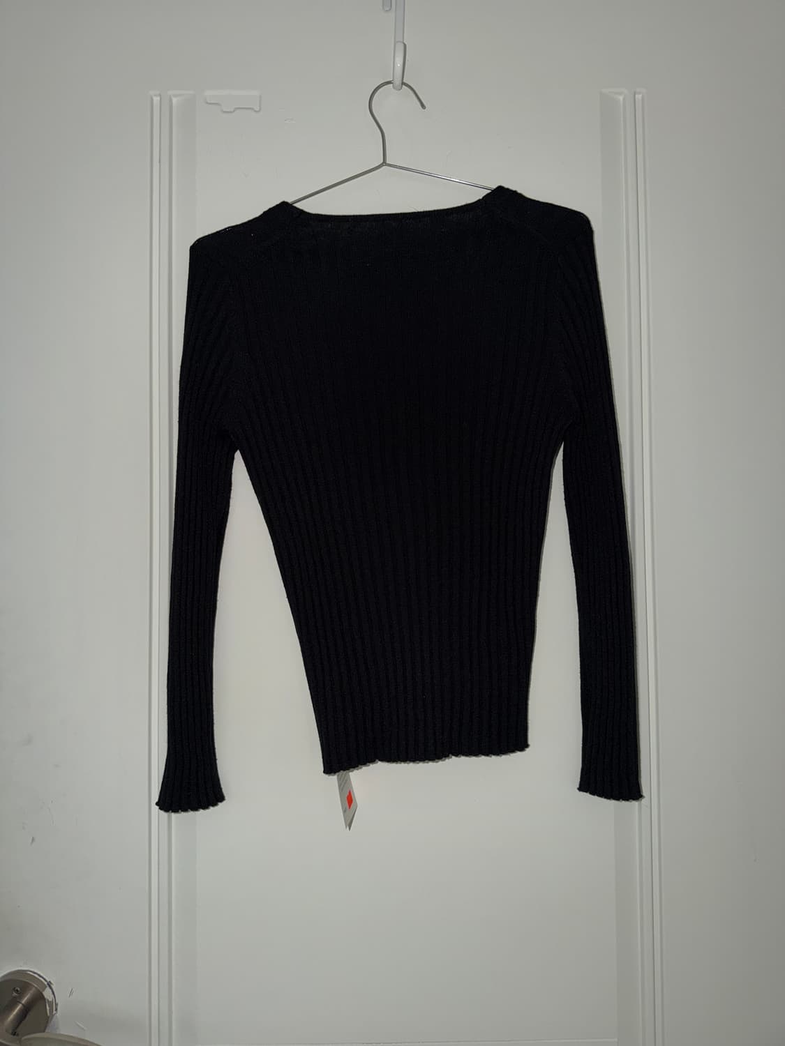 일본빈티지 울 블랙 가디건 상품이미지6