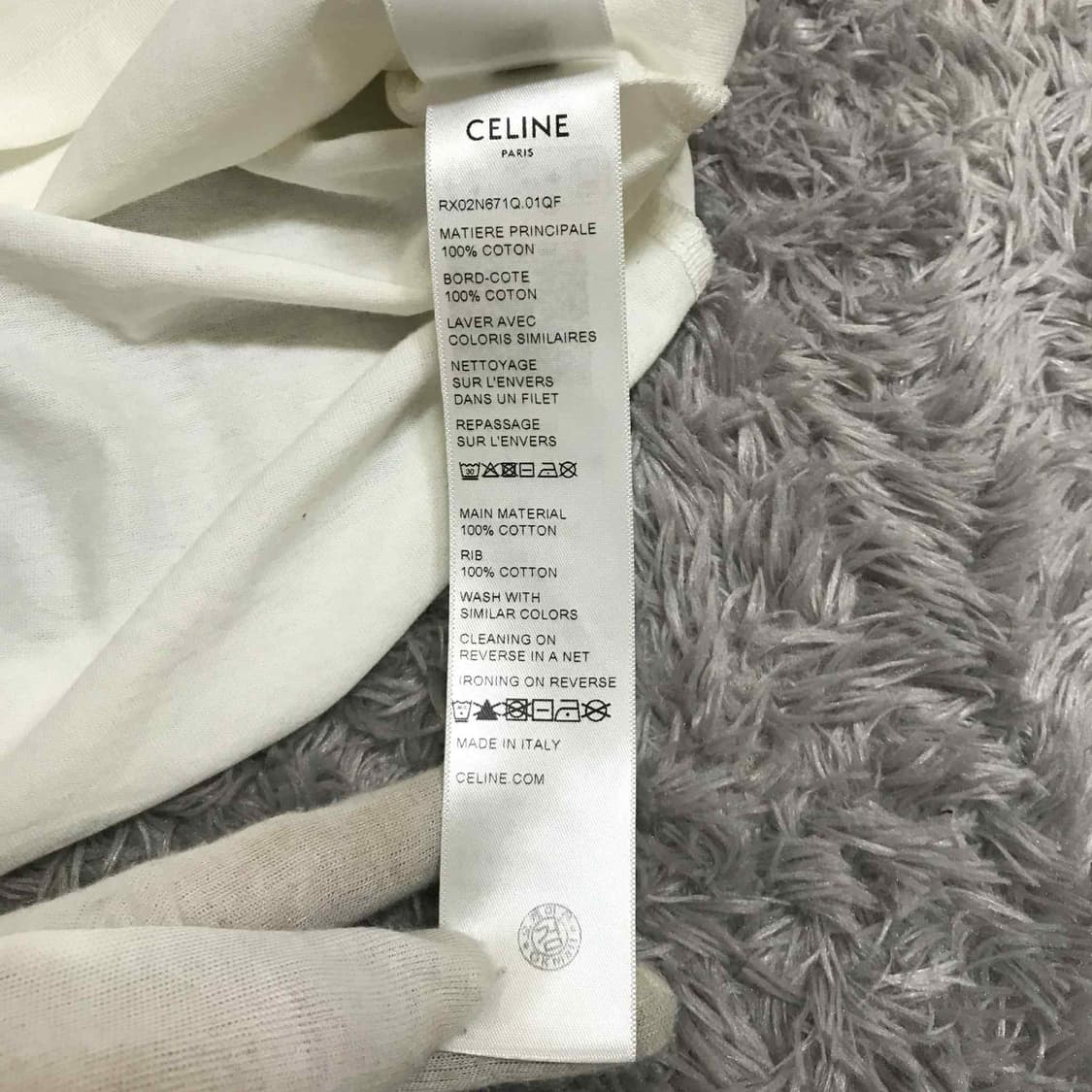 {클로젯}[L][오케이몰 구매내역]셀린느 빅로고 반팔티 상품이미지5