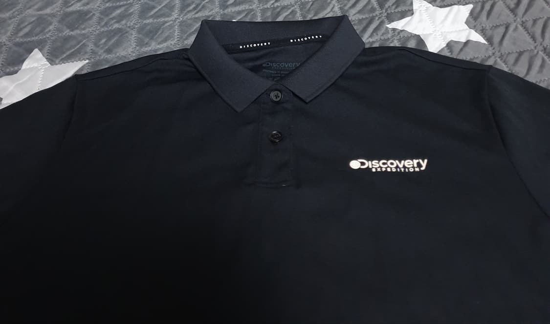 디스커버리 세미루즈핏 카라 원피스 블랙 (L) 상품이미지2