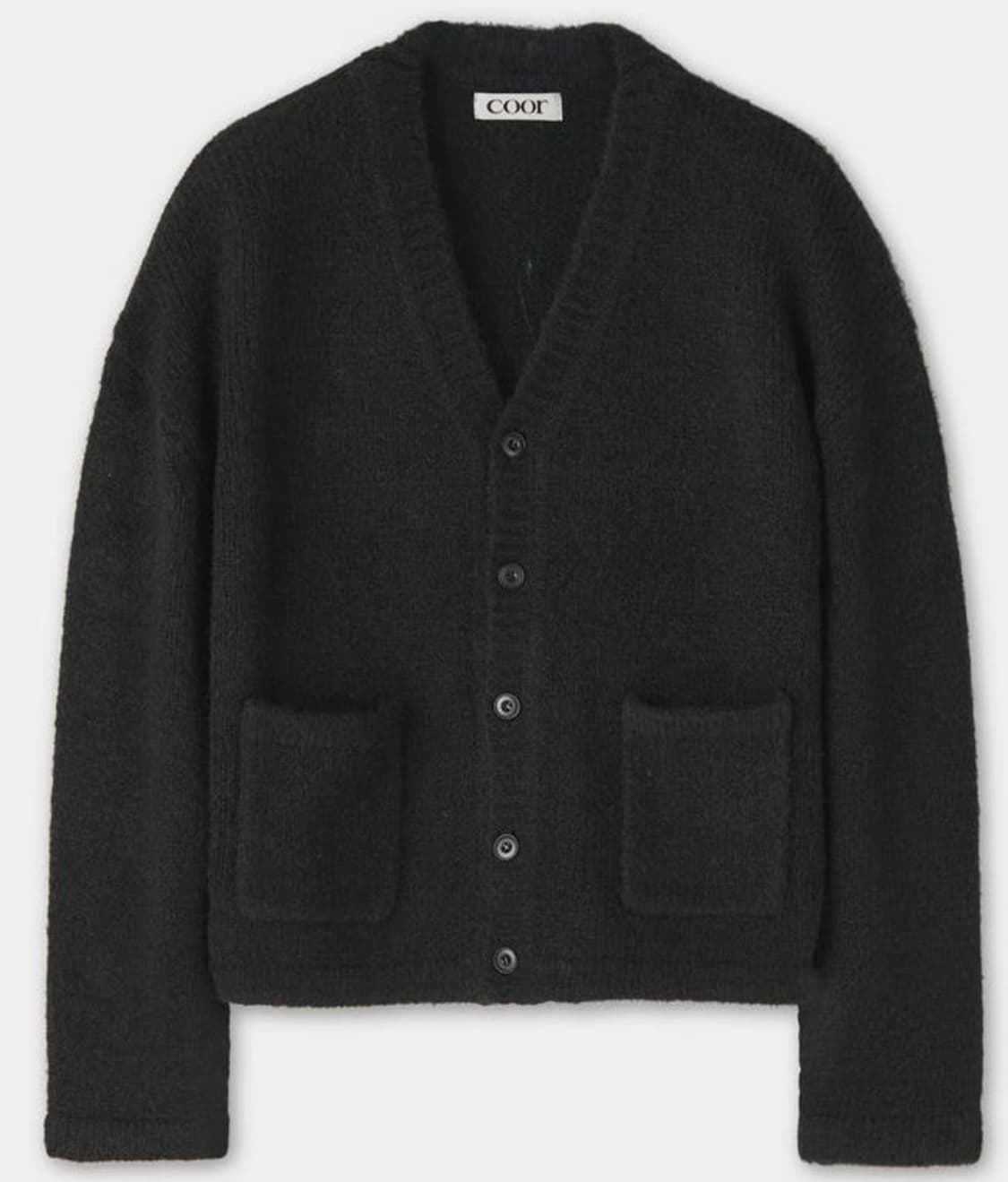 쿠어 헤어리 알파카 가디건 상품이미지4