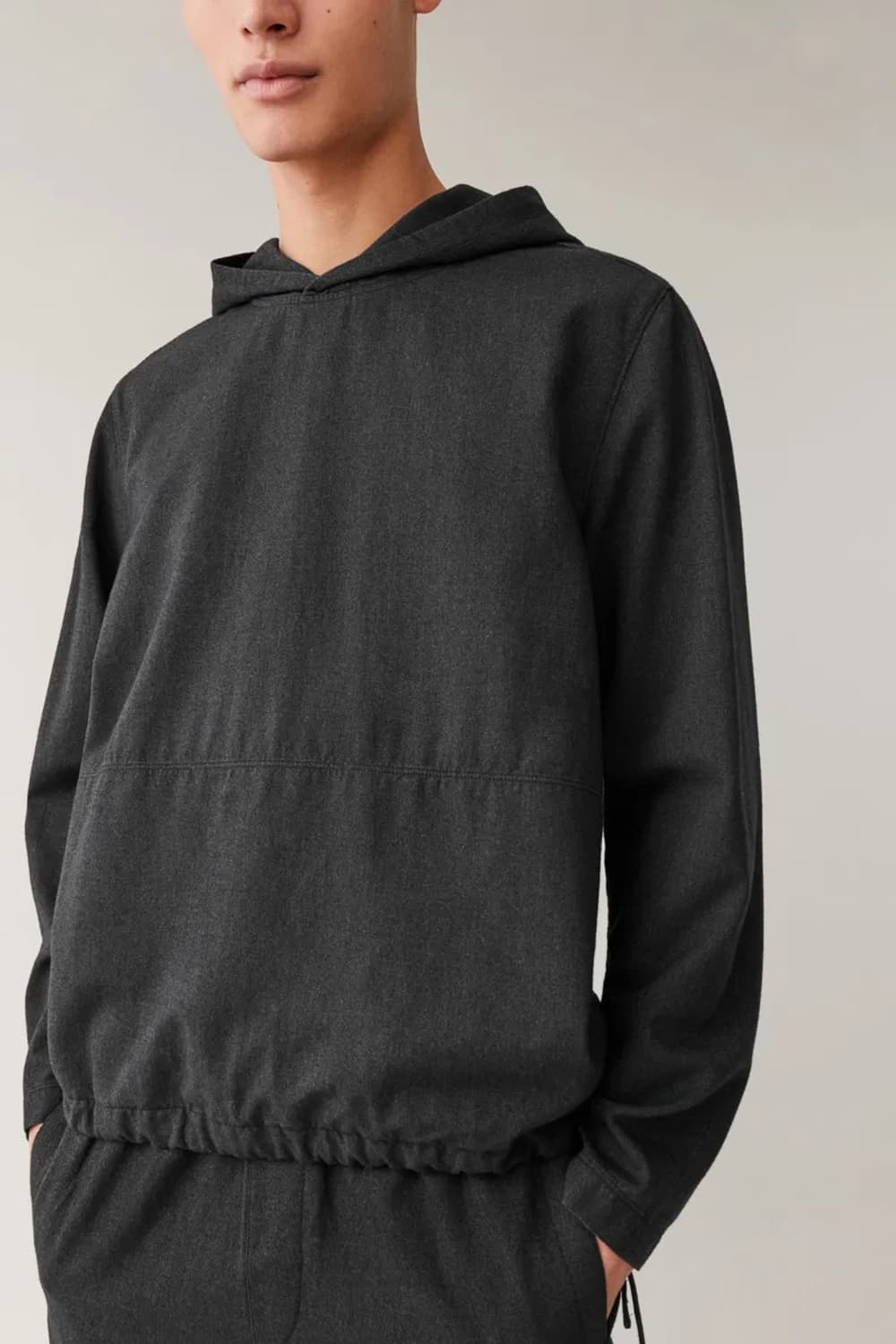 [코스] 남성 드로스트링 코튼 후디 상품이미지2