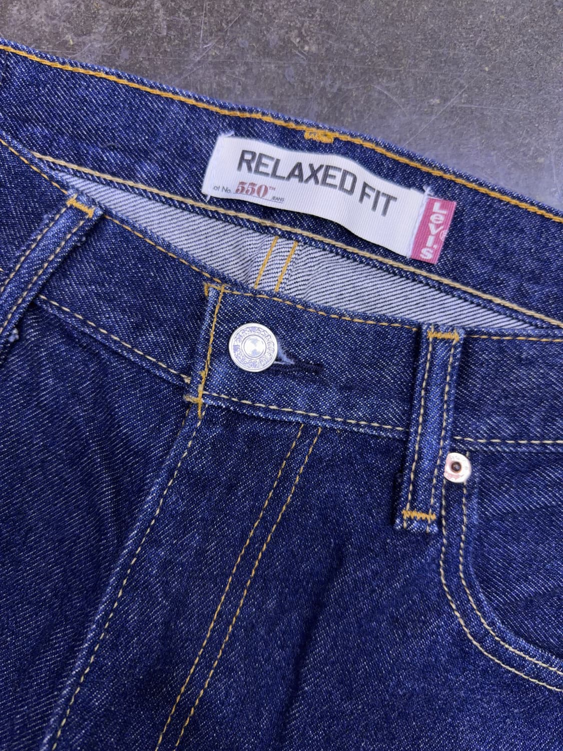 리바이스 550 00's 릴렉스핏 딥인디고 데님팬츠 34 상품이미지3