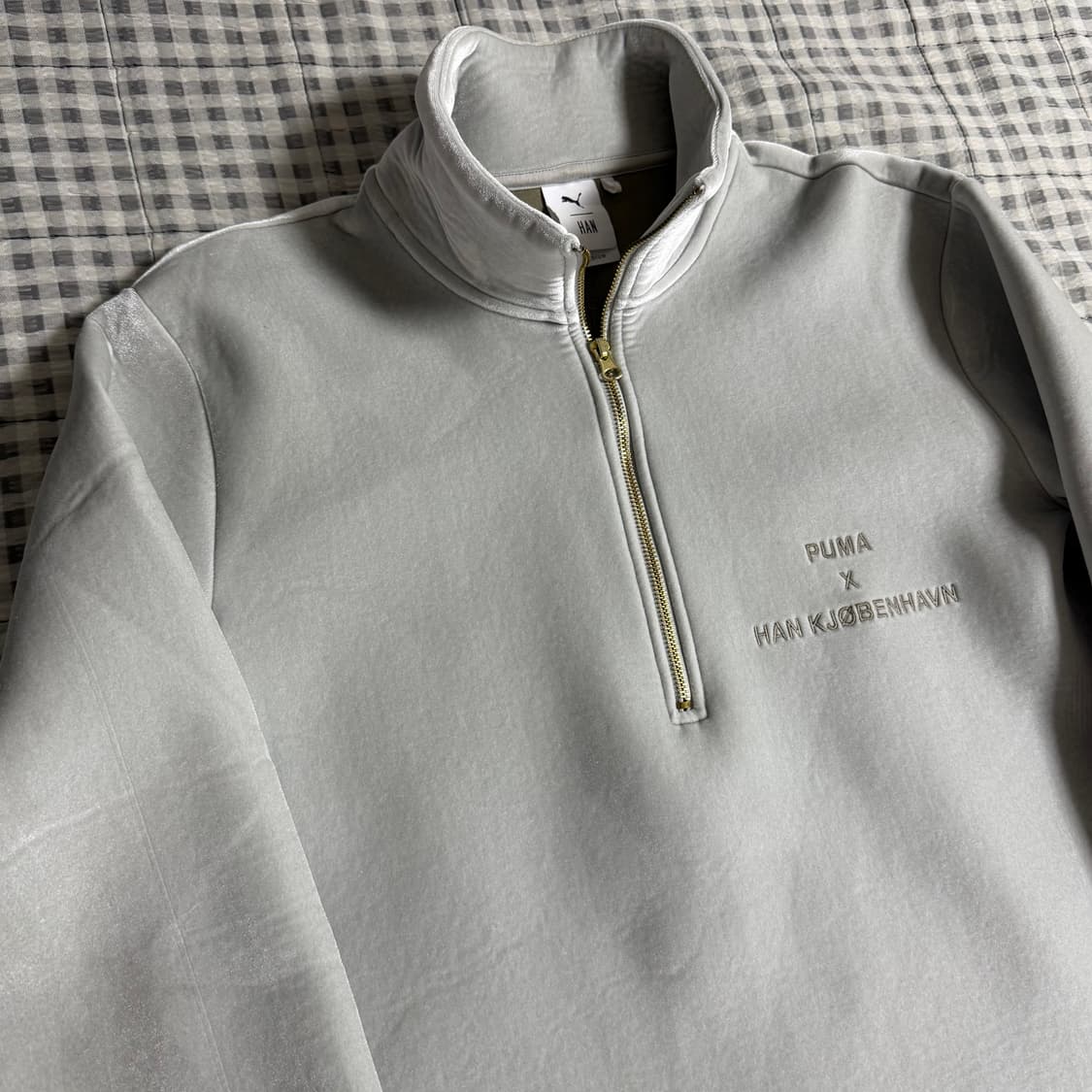 (M) 한 코펜하겐 X 푸마 벨벳 하프집업 상품이미지4