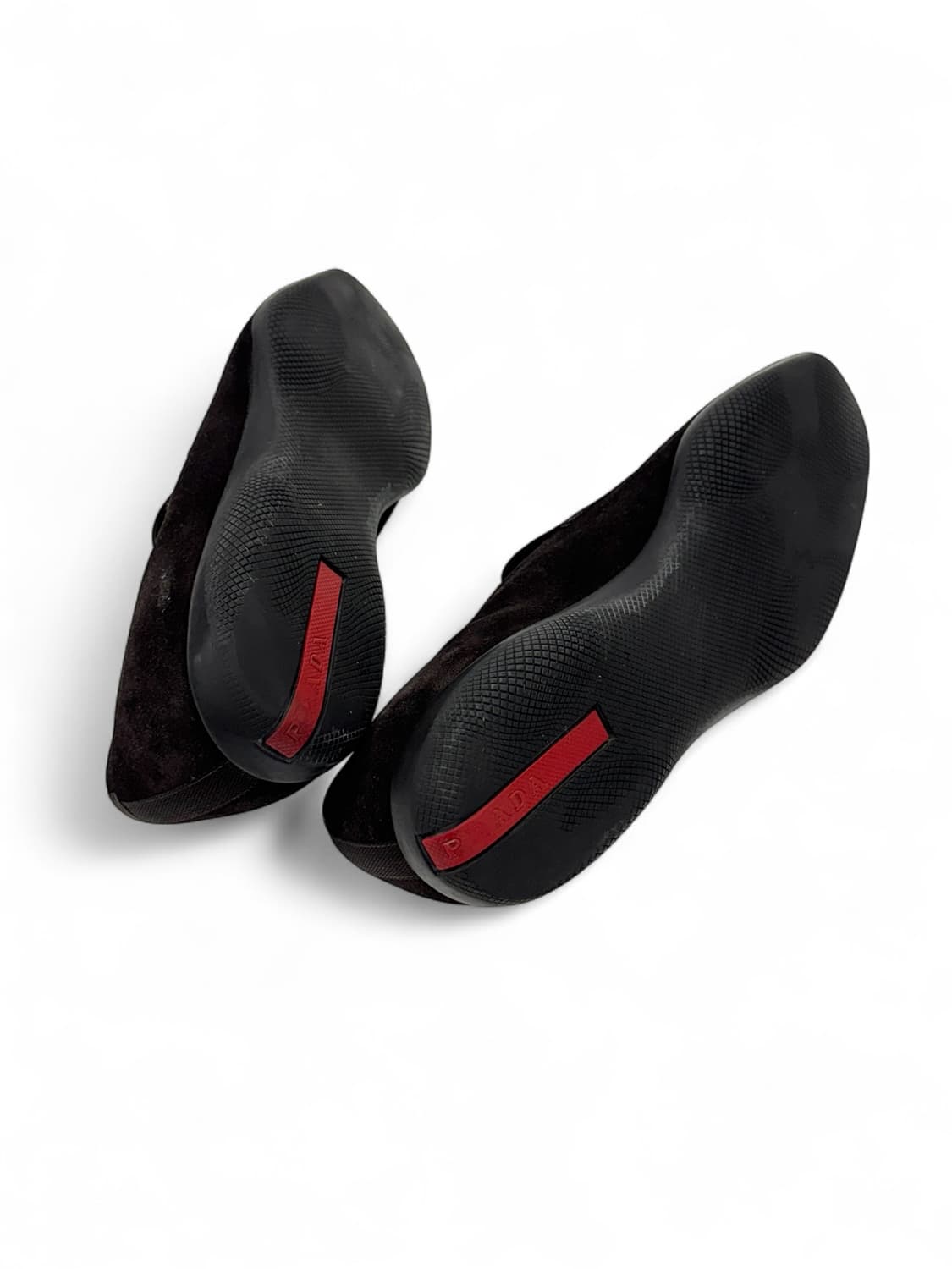 Prada 90s Classic square Suede Loafer 상품이미지8