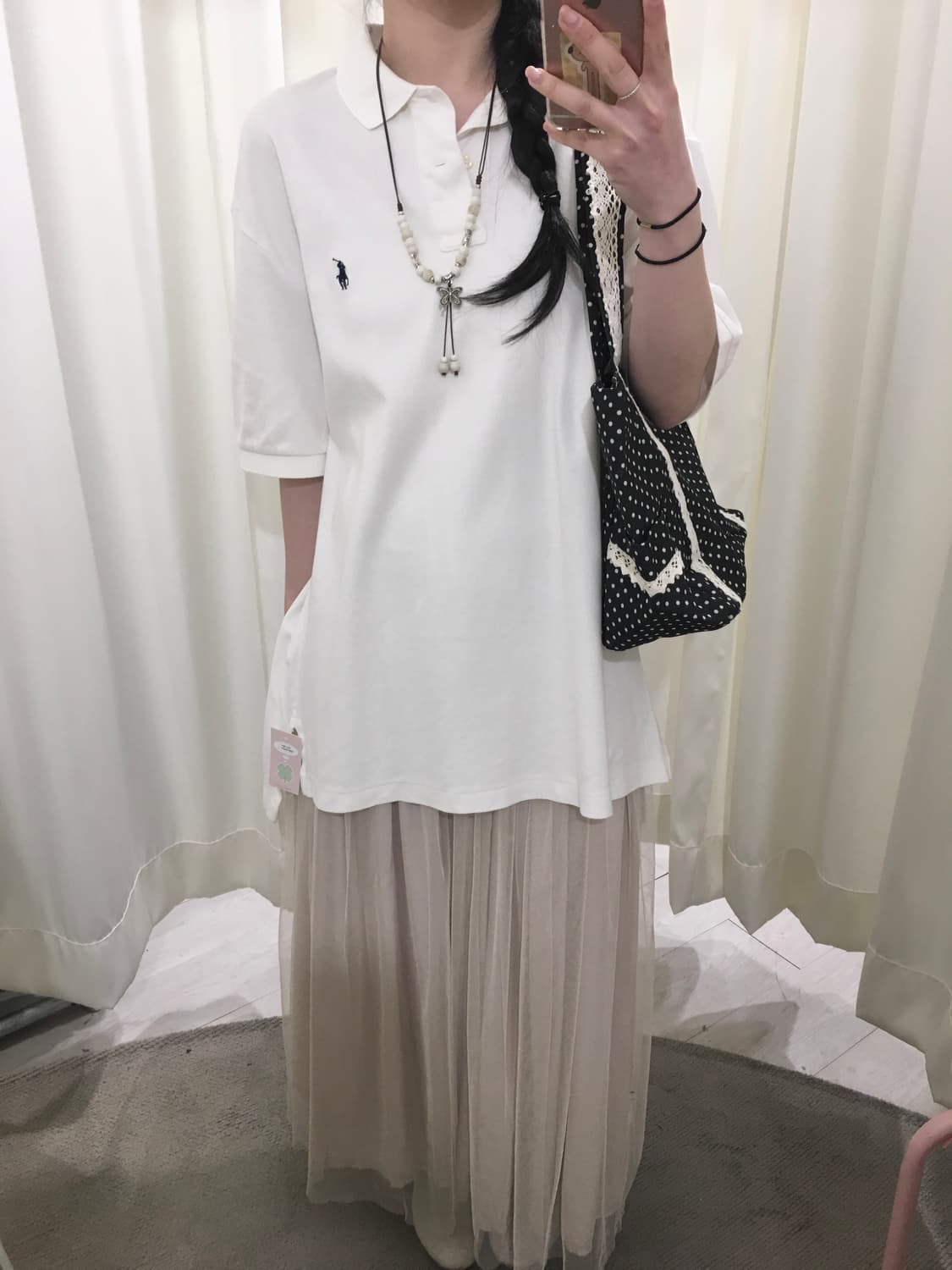 폴로 화이트 PK 상품이미지4