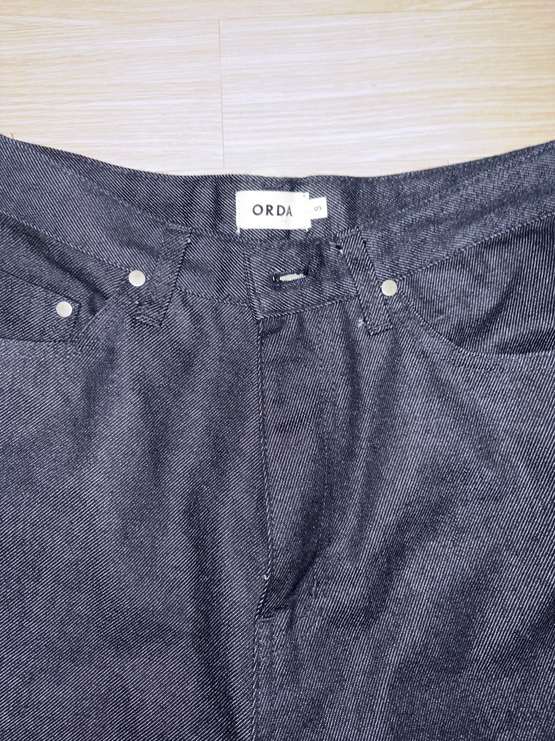 벌룬핏 논페이드 인디고 생지데님 상품이미지2