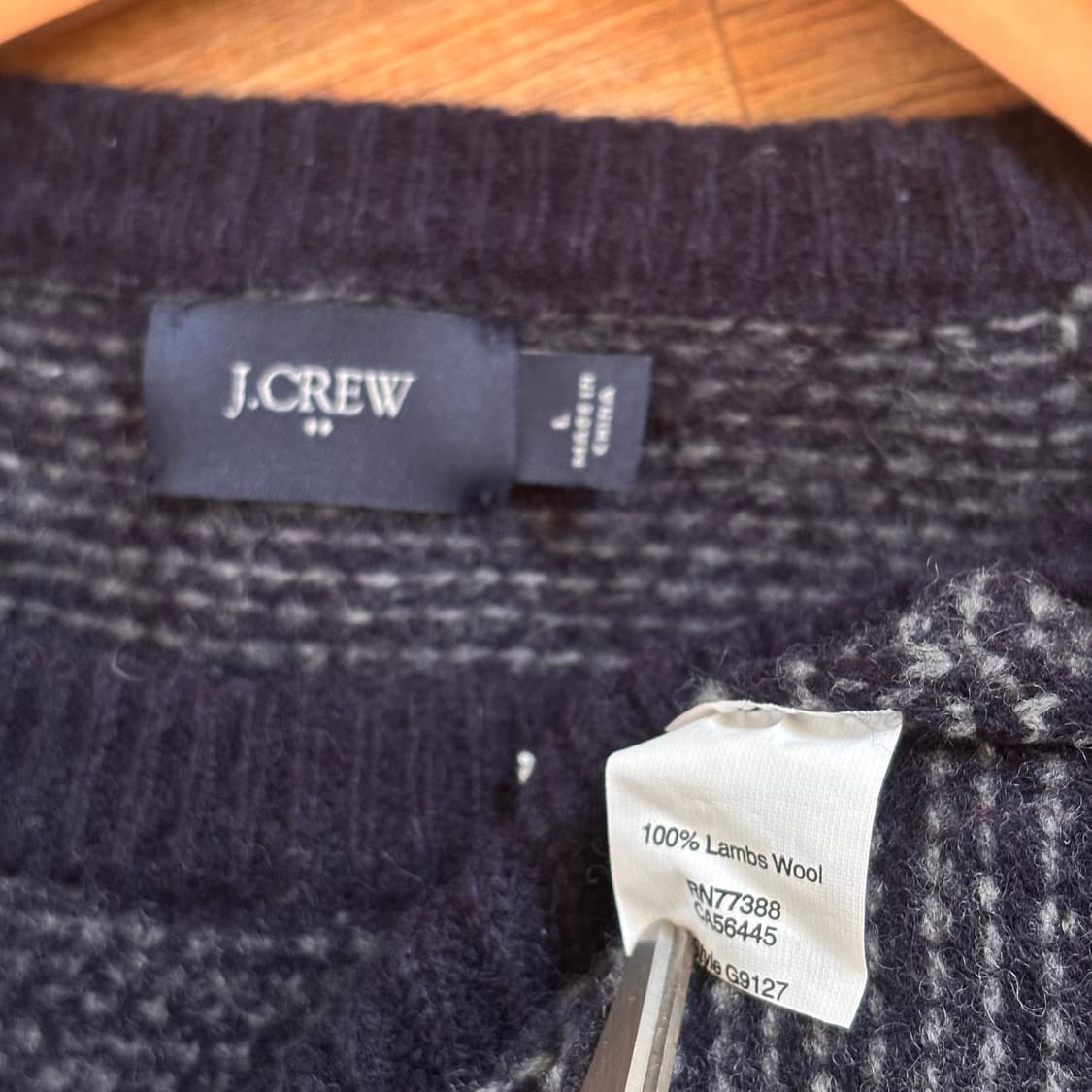 JCREW 제이크루 95 램스울 니트 캐주얼 상품이미지2