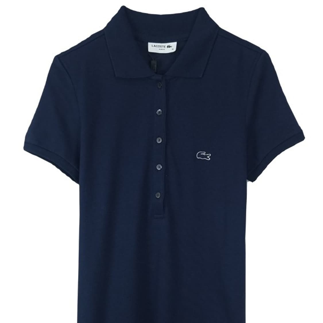 [라코스테] (새상품) 로고 패치 카라 원피스 네이비 M20206 상품이미지4