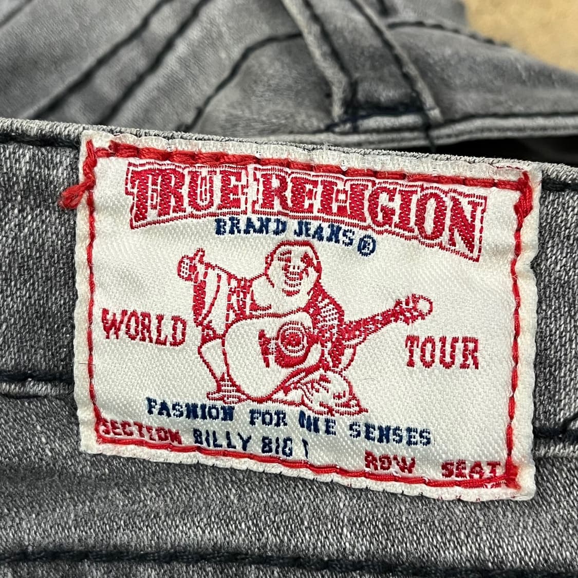 [정품/26] 트루릴리젼 블랙 데님 청바지 b10 상품이미지6