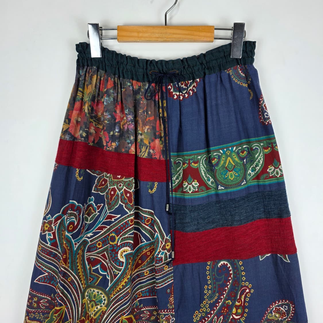 jean nassaus california 보헤미안 패치워크 롱스커트 상품이미지2