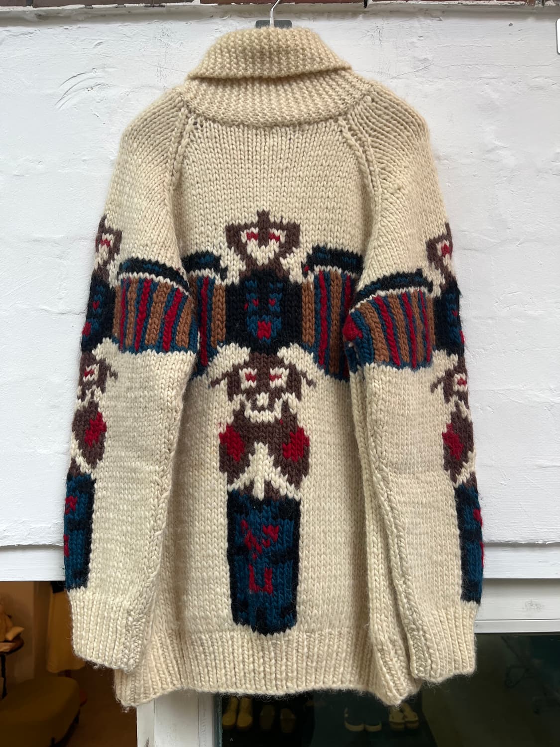 High Rock 숄 칼라 집업 울 니트 S 상품이미지8