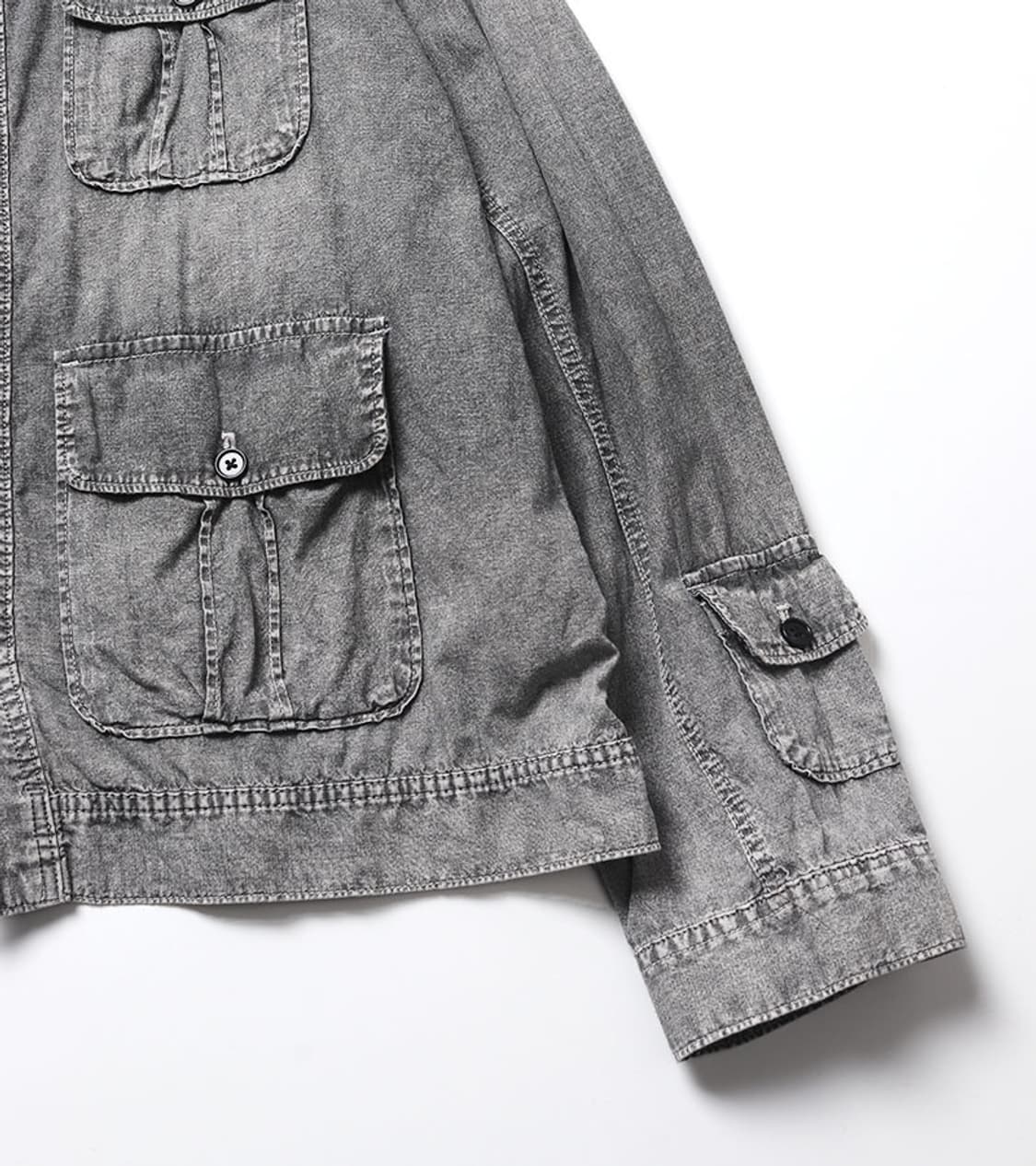 KOOI - 24FW VINTAGE WASH CHAMBRAY JACKET 상품이미지5