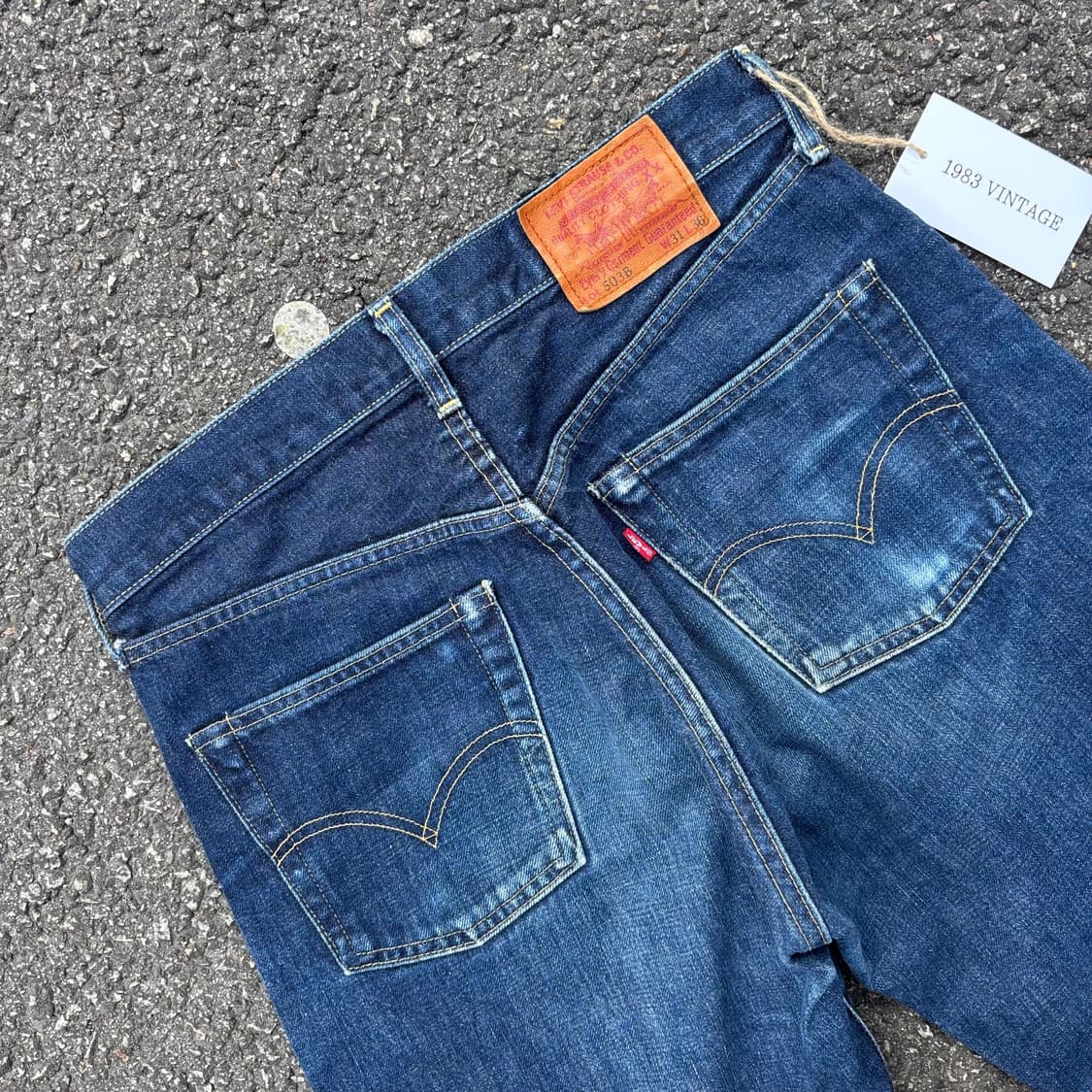 90년대 일본 리바이스 503b 빅e 셀비지 상품이미지8