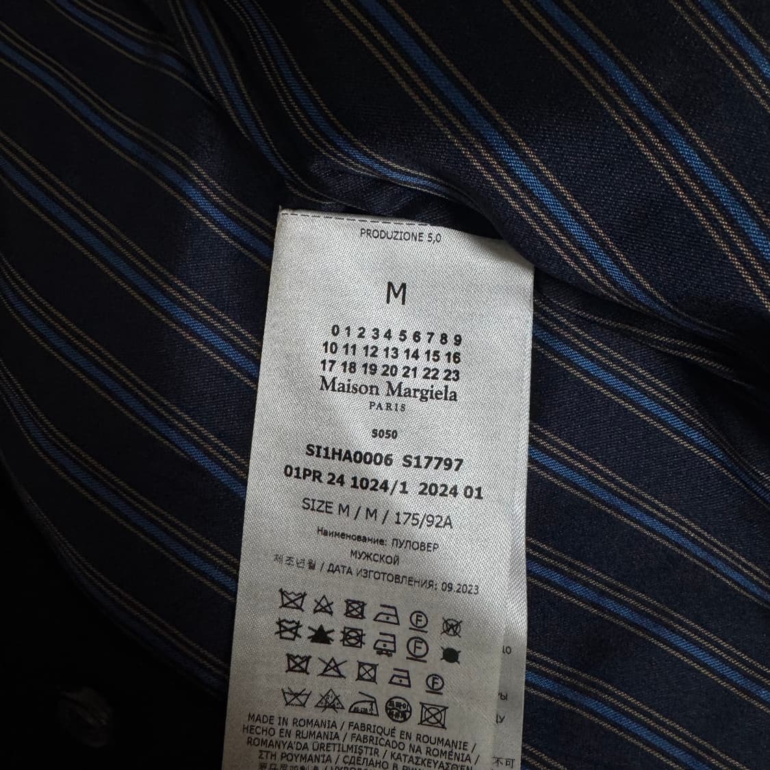 (M) 마르지엘라 디스레이티드 레이어드 가디건 상품이미지3