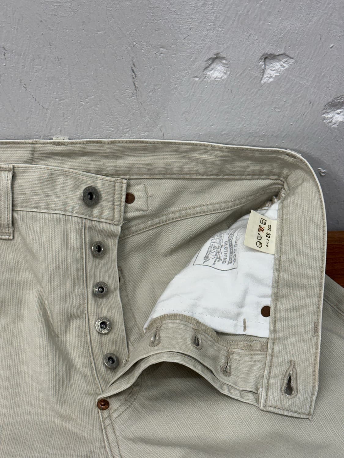 90s Japan LVC 702 Straight Buckle back  상품이미지9
