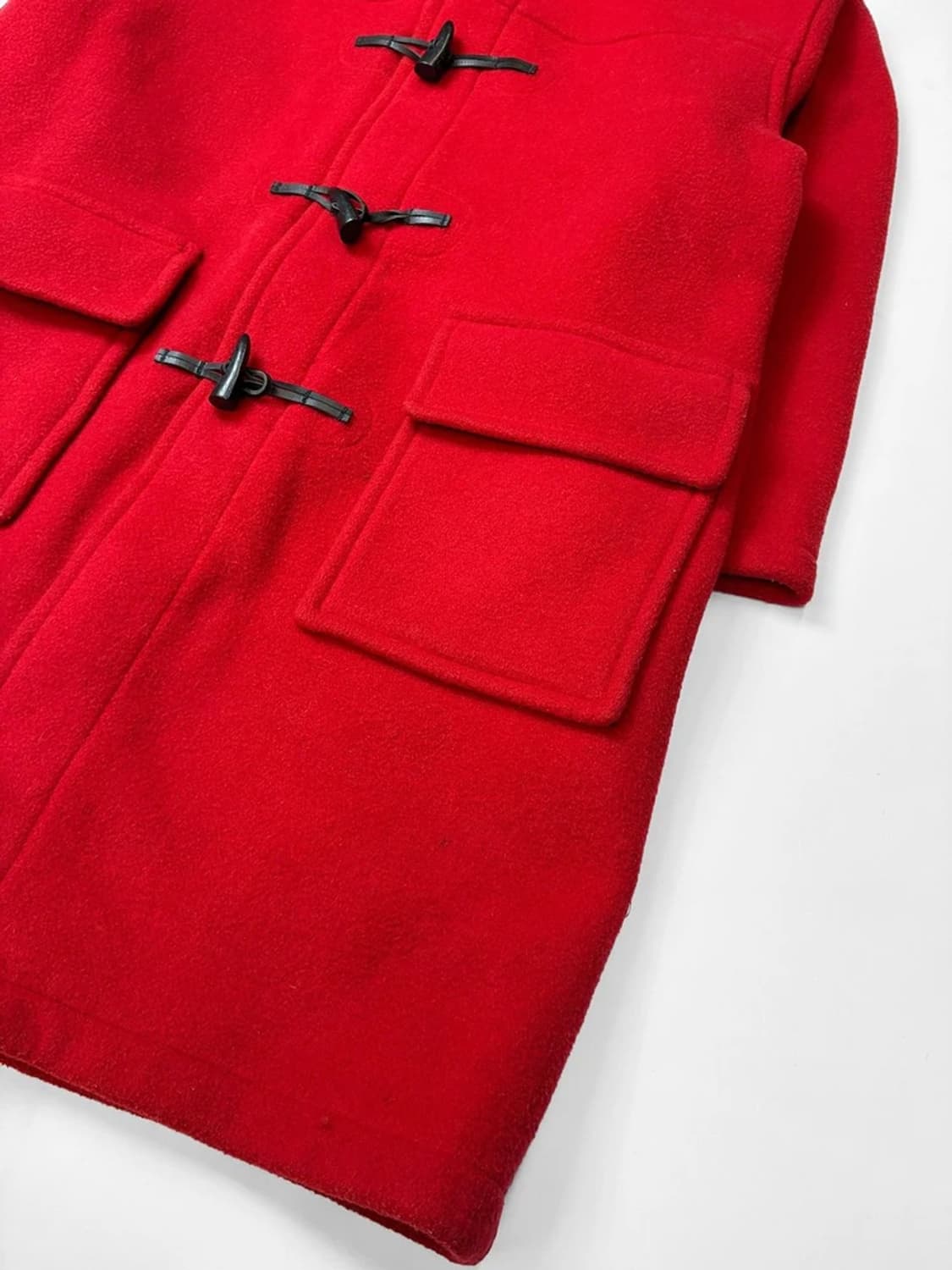 버버리 90's 오리지널 울 더플 후디 코트 PN5597    상품이미지3