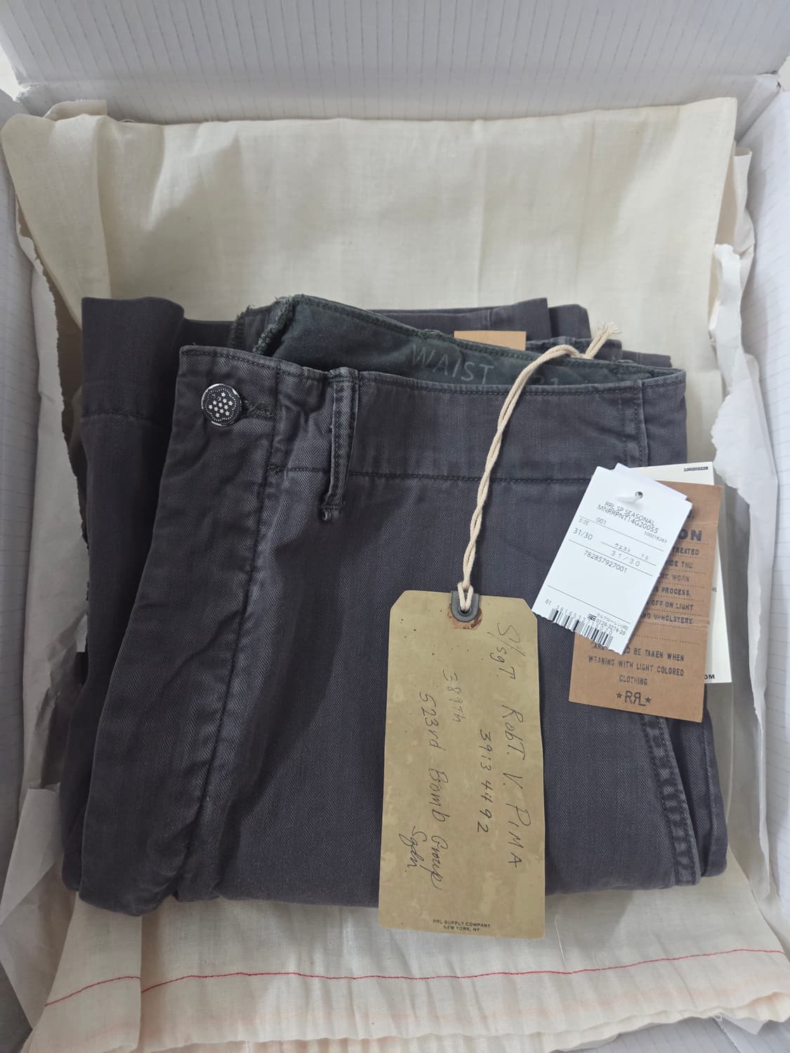 RRL 헤링본 필드팬츠 31/30 새상품 상품이미지2