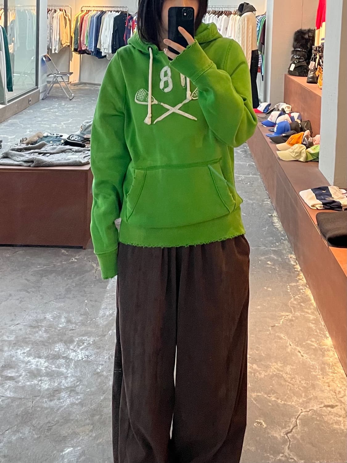 아베크롬비 스펠아웃 그린 후드티 H927 상품이미지1