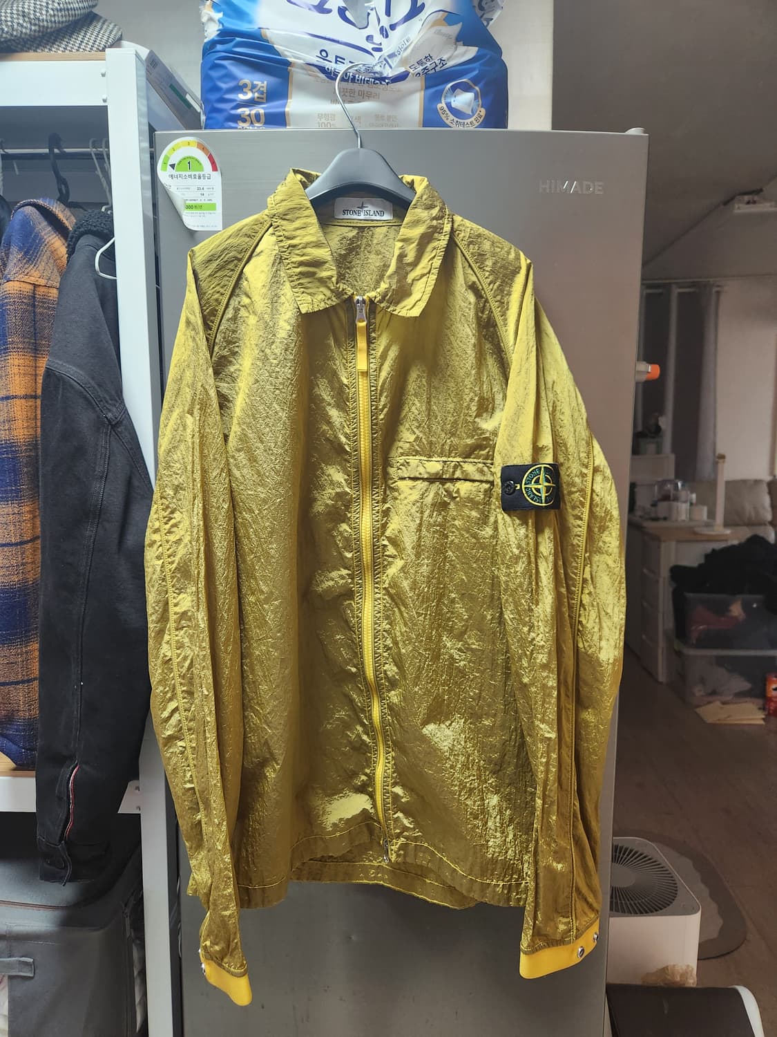 XL 스톤아일랜드 나일론메탈 오버셔츠 상품이미지4