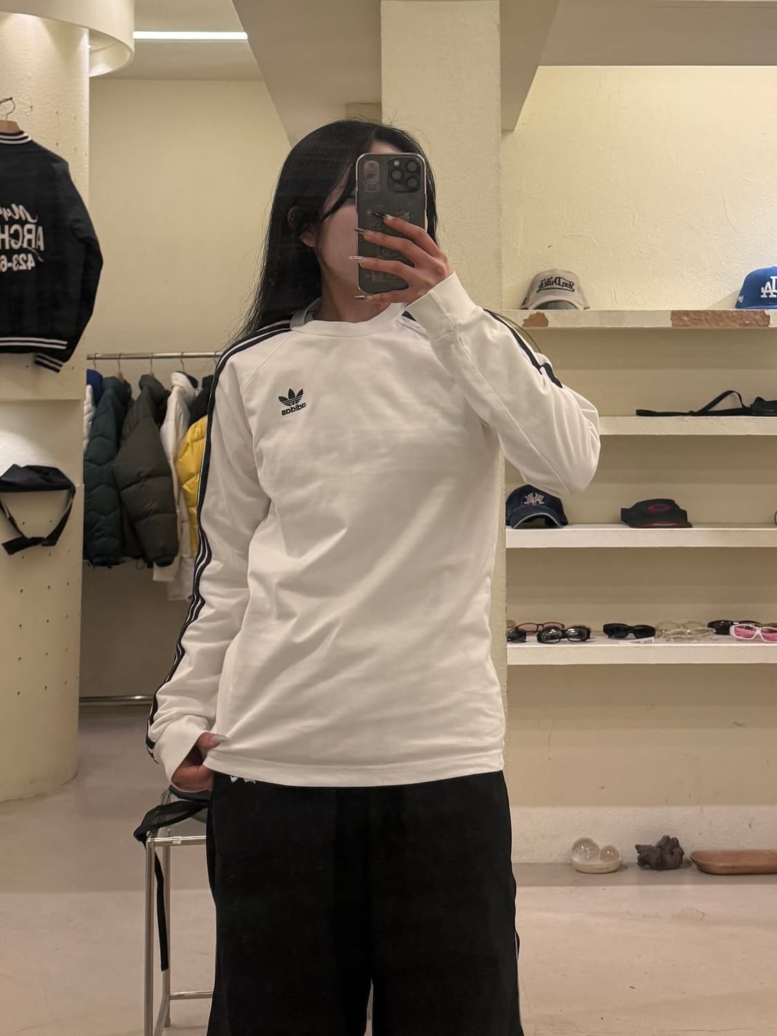 아디다스 삼선 투톤 롱슬리브 U752 상품이미지1