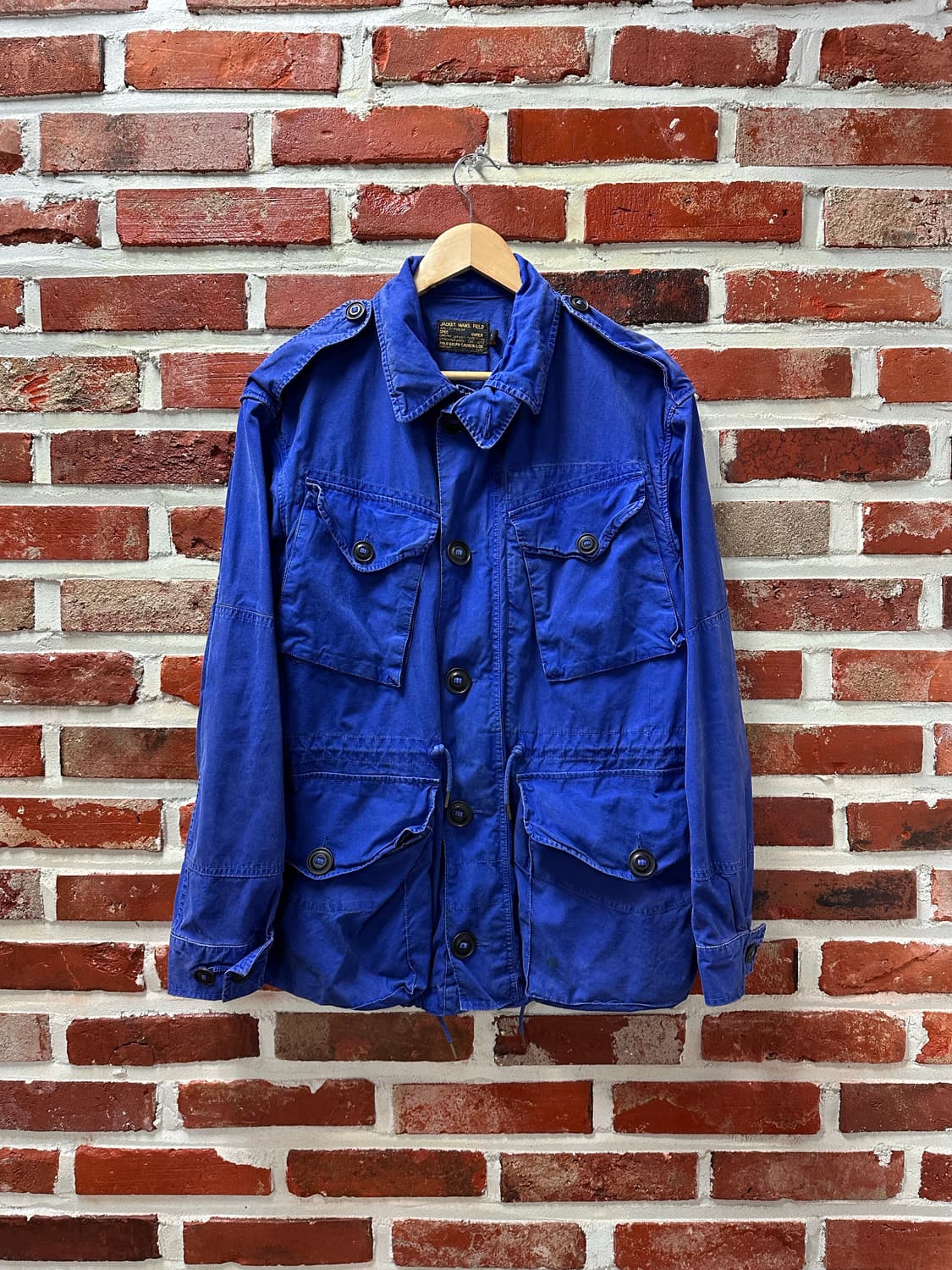 (M)폴로 랄프로렌 M-65 유틸리티 필드 자켓 워시드블루 상품이미지1