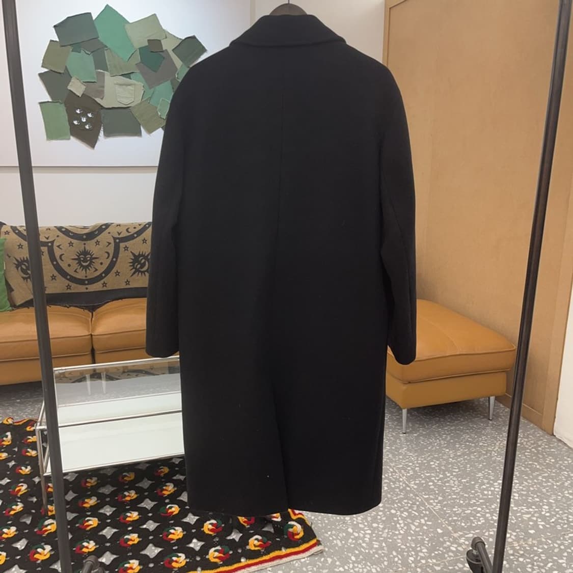 쿠어 모던시크 울 캐시미어 롱 맥코트 M C07216 상품이미지4