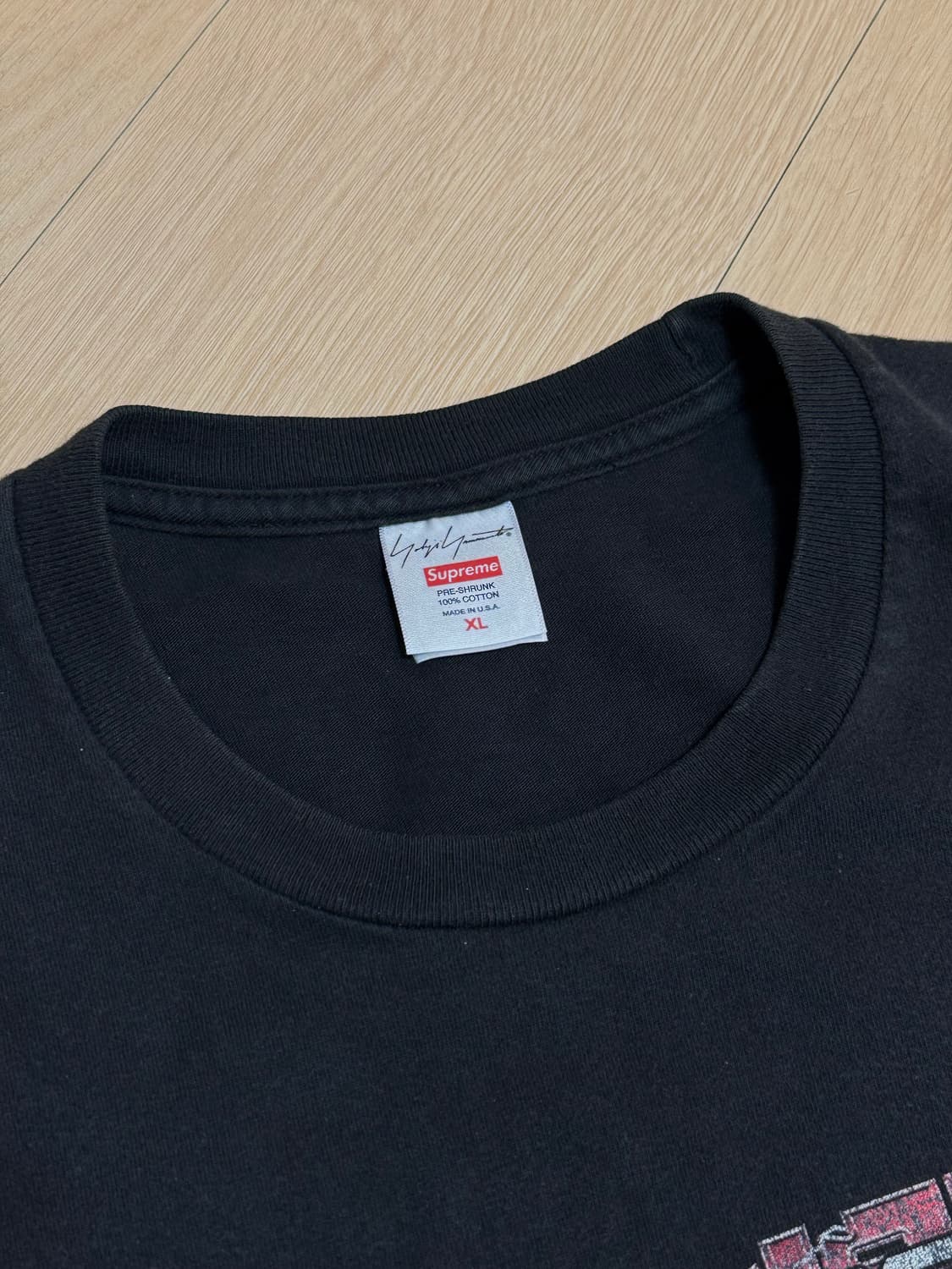 [XL] 슈프림 x 요지 야마모토 22fw 철권 티셔츠 블랙 상품이미지4