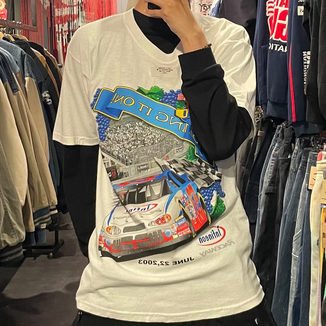 [IM] 나스카 프린팅 반팔 상품이미지3