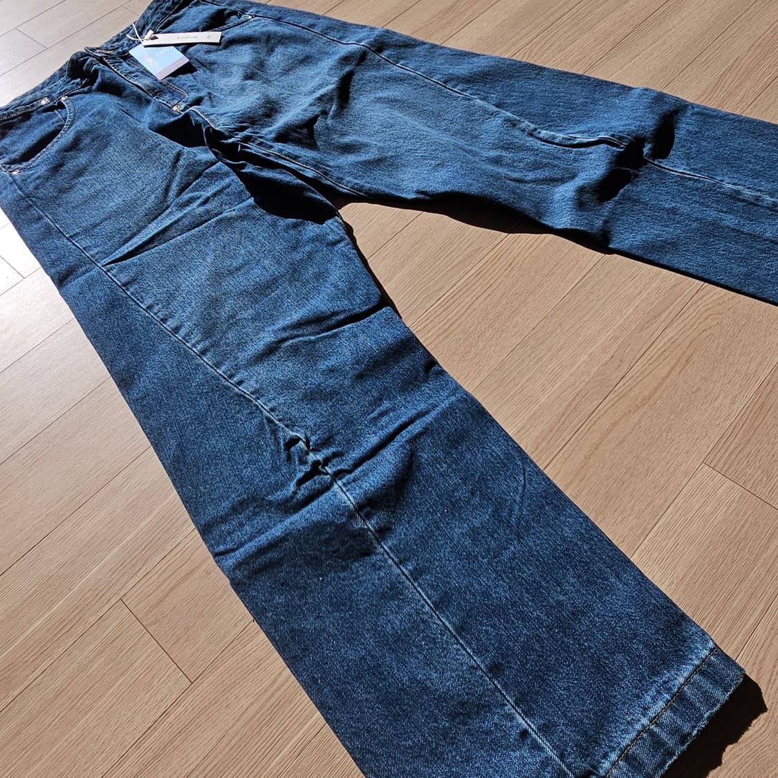 L 새제품) 시그니처 커브드 엔진 데님 팬츠 청바지 인디고블루 31 32 상품이미지3