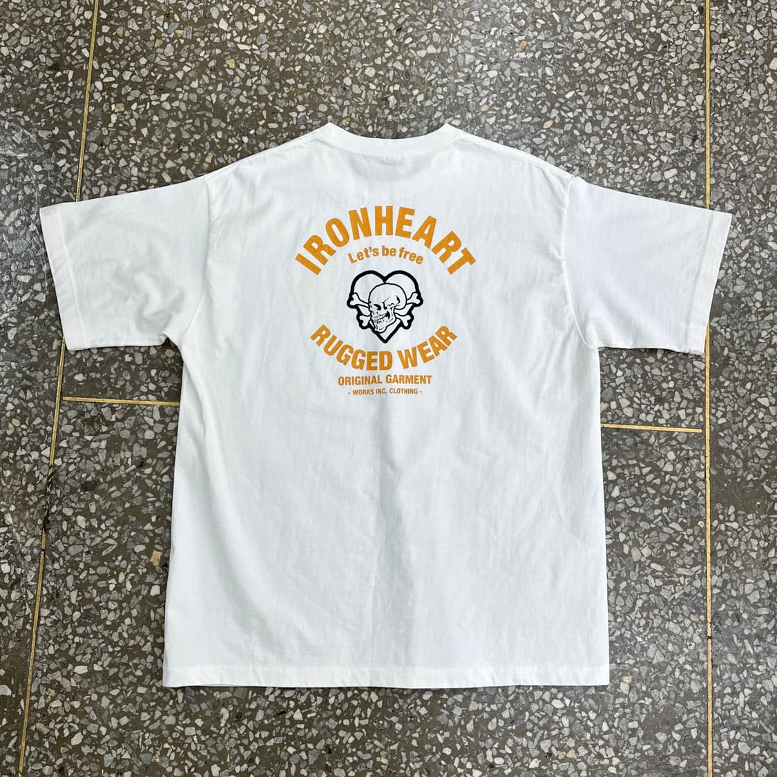 16SS 아이언 하트 스컬 티셔츠 XL 상품이미지2