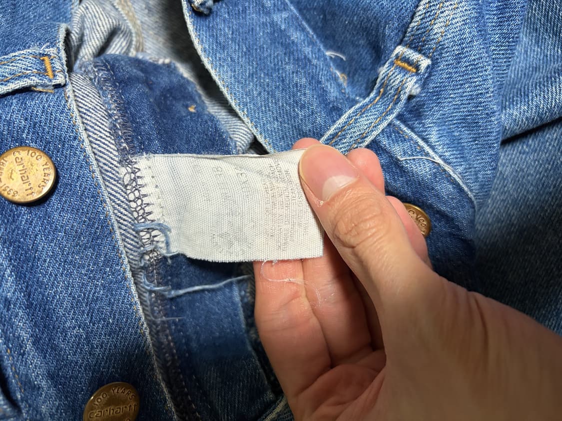 칼하트 100주년 데님 더블니 상품이미지5