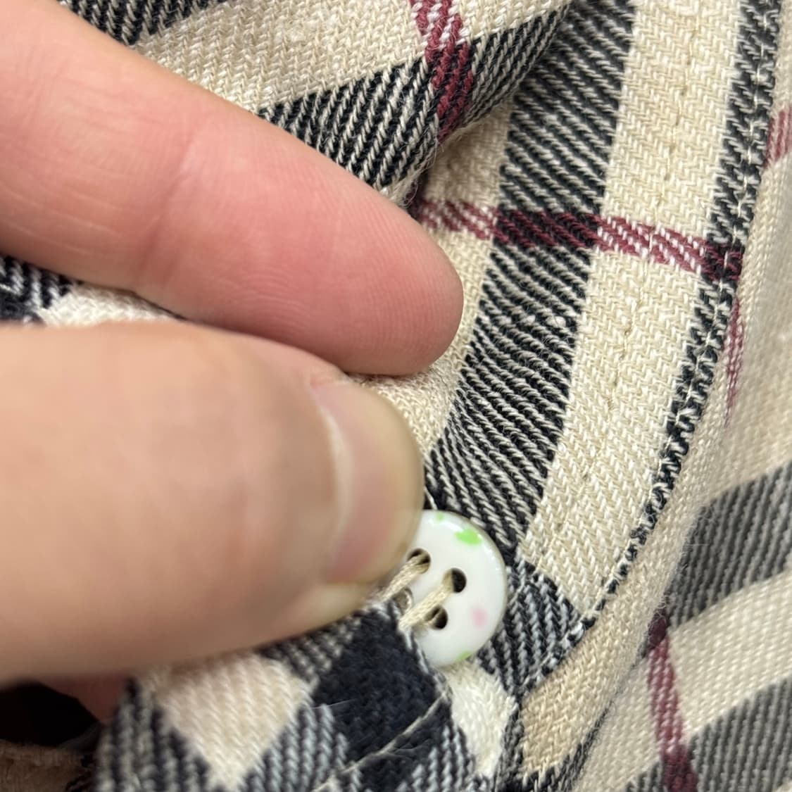 일본정품“ Burberry 노바 체크 셔츠 롱 원피스36 상품이미지9