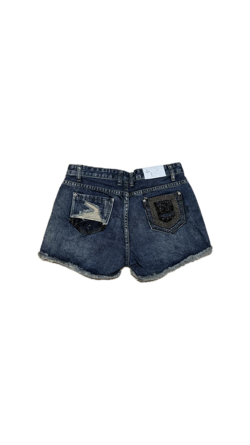 y2k 데미지 데님 쇼츠 상품이미지2