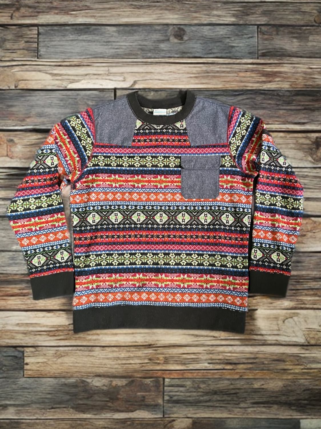 컬럼비아 페어아일 패턴 니트 상품이미지1